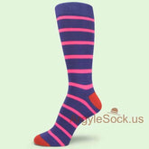 Groomsmen Stripe Dress Men Socks